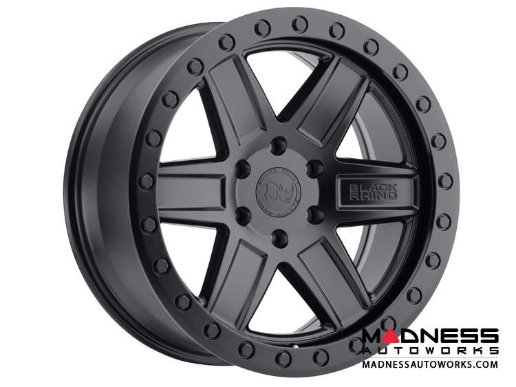 Jeep Custom Wheels (1) - Black Rhino - 18 x 9.5 - Attica - Matte Black w/ Black Bolts